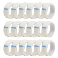 5/10/20/30/50 Uds 9M x 1,25 cm rollo de cinta de papel para extensión de pestañas transpirable cinta adhesiva de tela no tejida para pestañas postizas