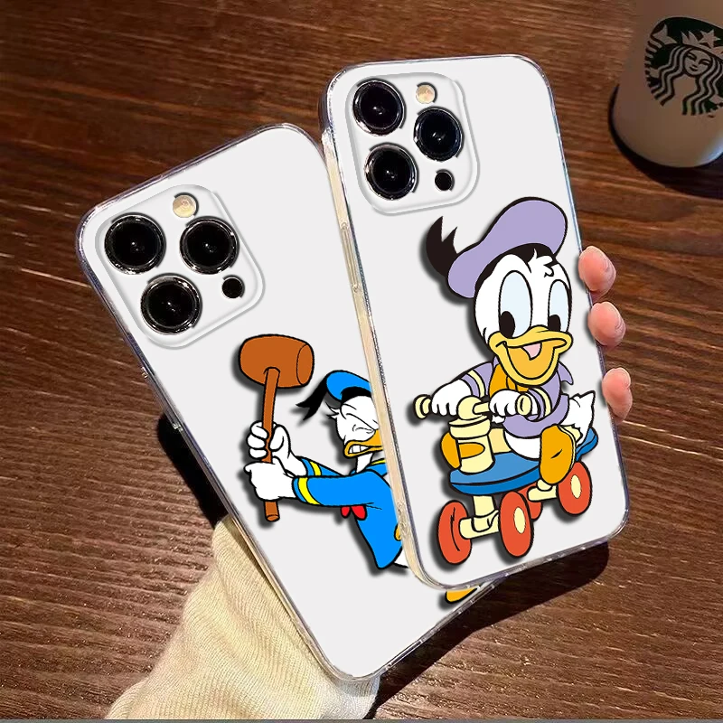 E23 Donald Duck Soft Case for Tecno Spark 5 AIR 6 GO 7 7T 7P KF6 LD7 KE7 KE5 Pova 2 Camon 16 17P 17 CG7 CG8 BC1 POP 4