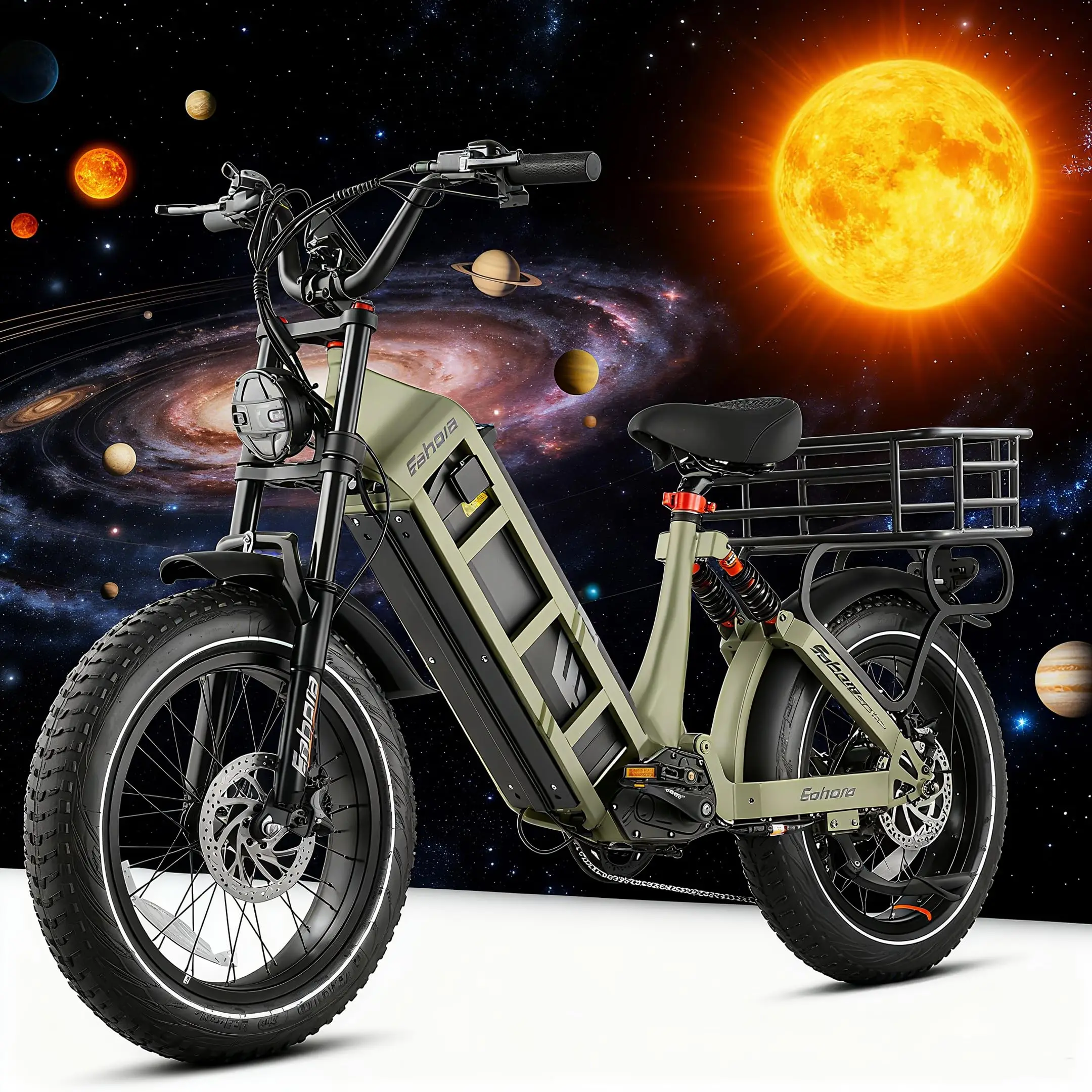 2026 5400W Juliet Pro 2 Electric Bike for Adults 43MPH Dual Motor 70Ah Ebike 200Miles Long Range Electric Bicycle, 20'' F