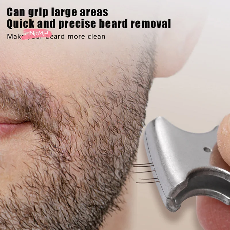 ملاقط دقيقة من الفولاذ المقاوم للصدأ أداة إزالة الشعر متعددة الوظائف لتصفيف اللحية والشارب والحواجب مع لمسة نهائية أنيقة