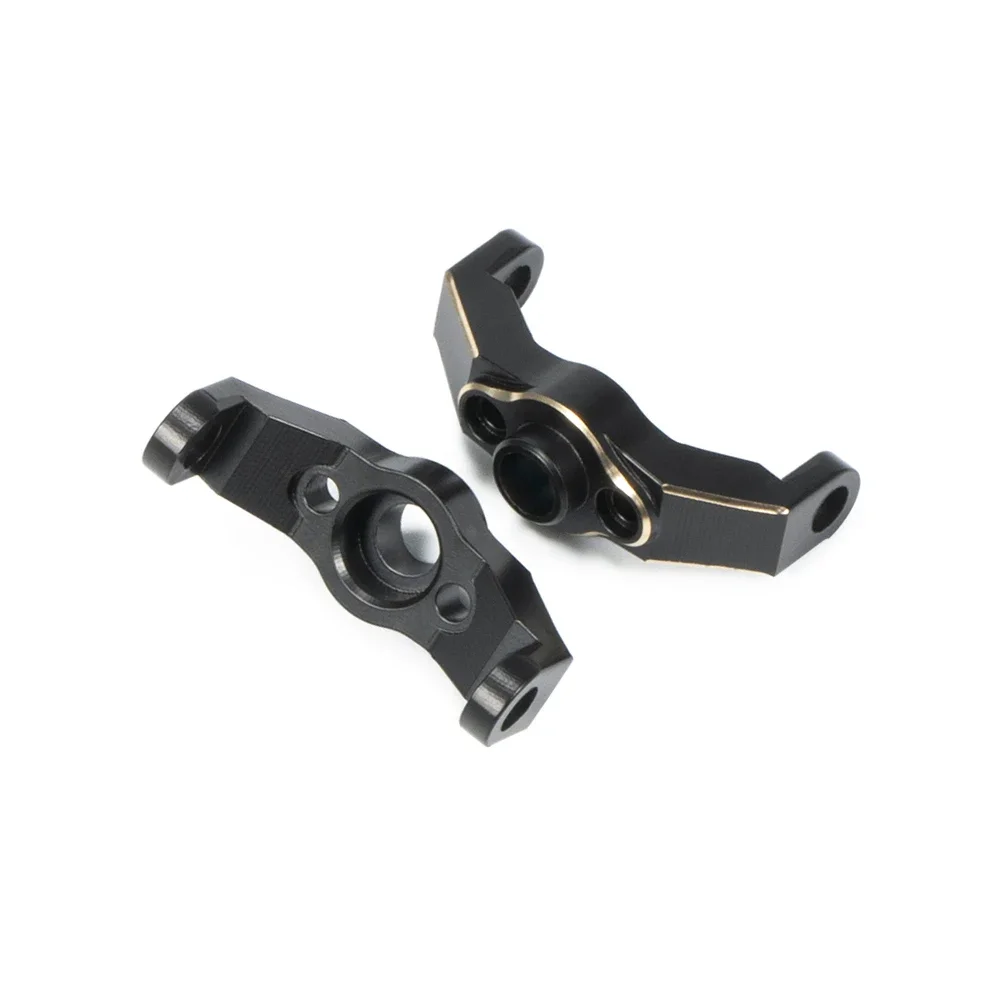 Black TRX4M Brass Weights Axle Diff Cover Link Steering Knuckle Caster Blocks for 1/18 RC Crawler TRX-4M Bronco Defender Upgrade