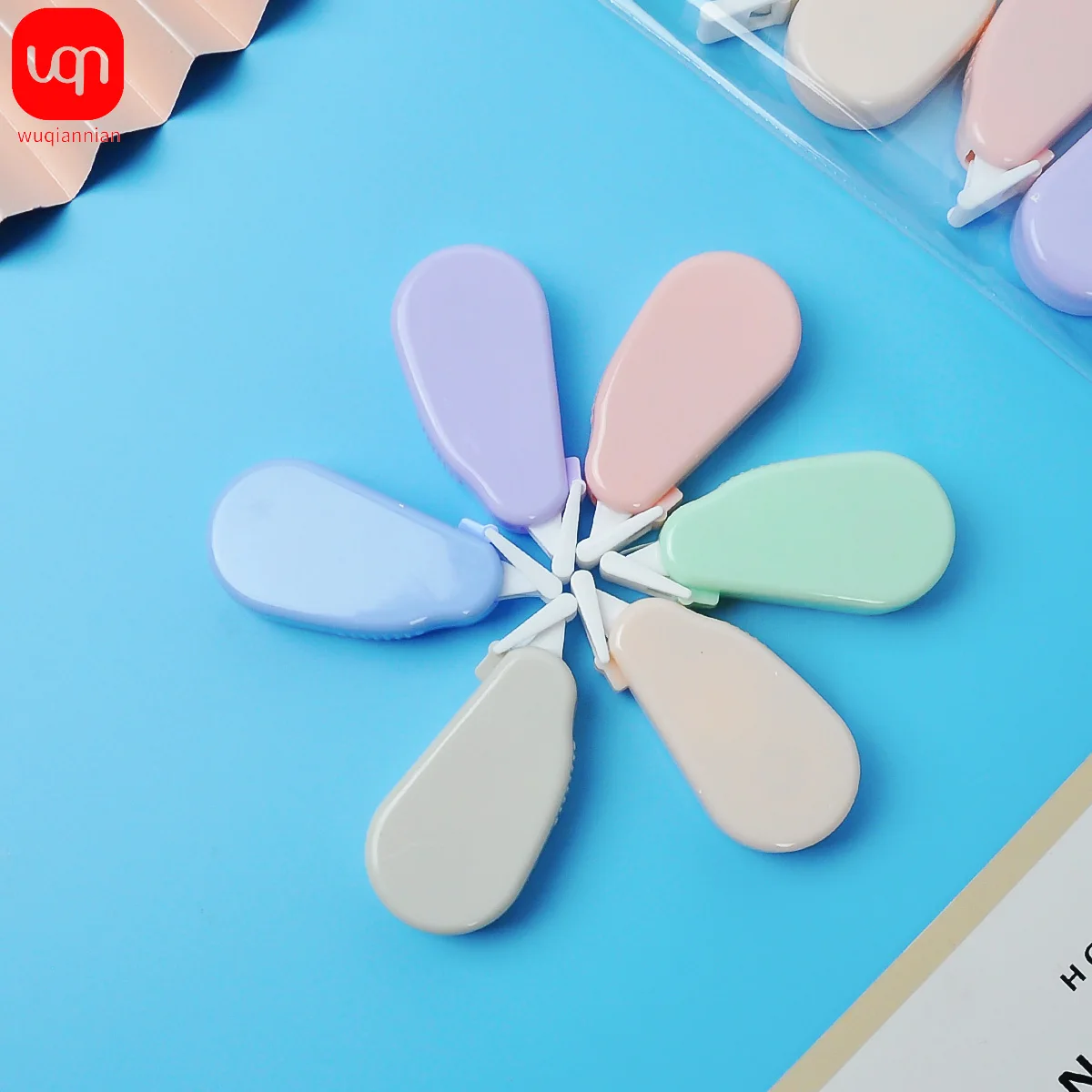 6/12PCS Cute Kawaii Macaron Correction Tape Altered Tools School Office Corrector Stationery Kids Sweet Novelty Supplies