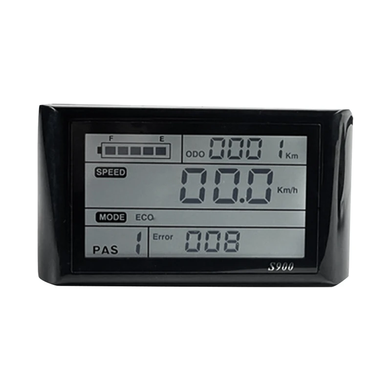 

LCD S900 Display Control Panel 5 Pin SM Waterproof Pulg Match JN Controller 24V36V48V For Electric Bike Replacement Kit