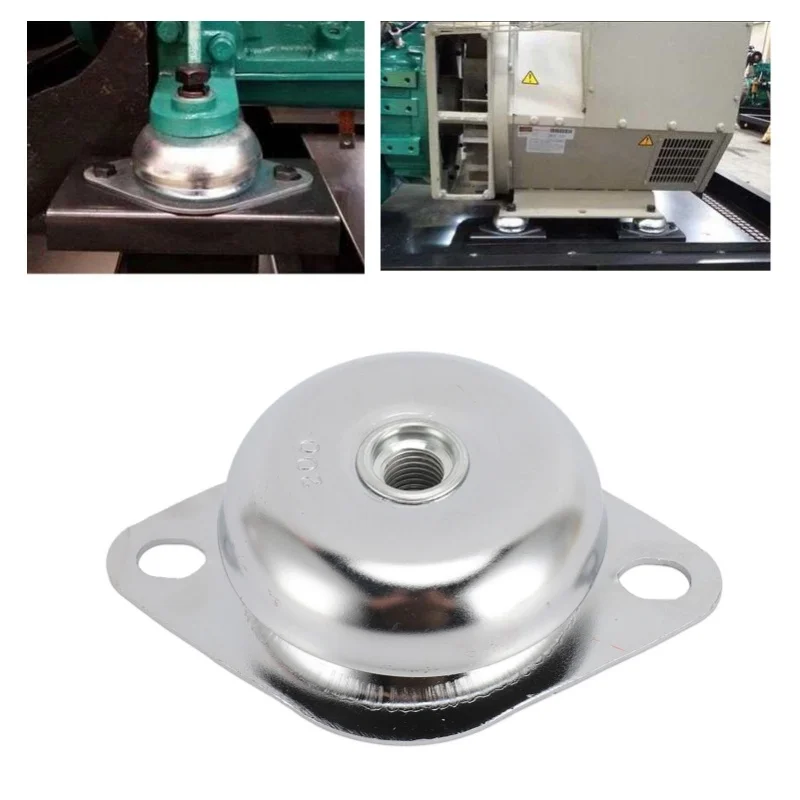 

Антивибрационная опора для дизельного генератора, максимальная нагрузка 200 кг, из нержавеющей стали и резины, с болтом M16