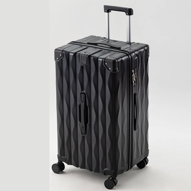 Vijf wielen koffer reis grote capaciteit bagage met USB bekerhouder nieuwe mannen en vrouwen 24/26/28/30 inch TSA wachtwoord trolley koffer