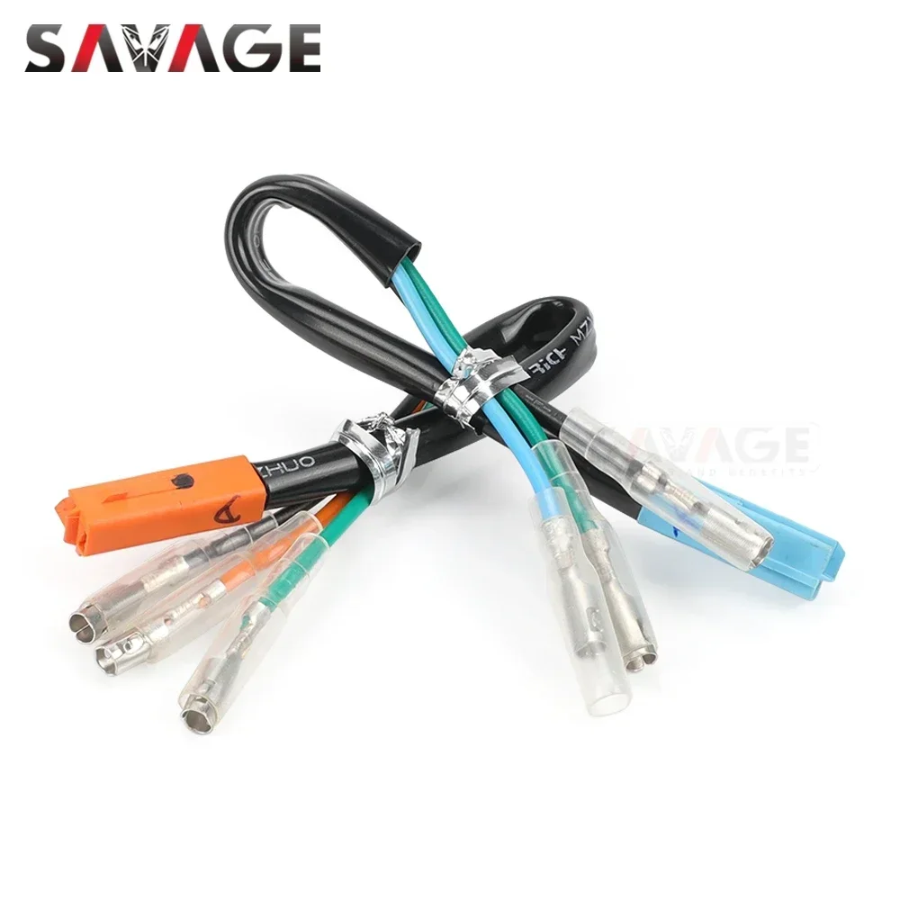 Turn Signal Indicator Wire Connector Plug For Honda NC70 NC750 CBR 500R 650R 650F CRF MSX License Plate Light Harness Adapter