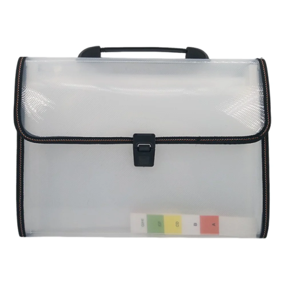

13 Pocket Test Paper Storage Bag Dustproof Waterproof Accordion File Folder Large Capacity Portable Handheld File Bag Stationery