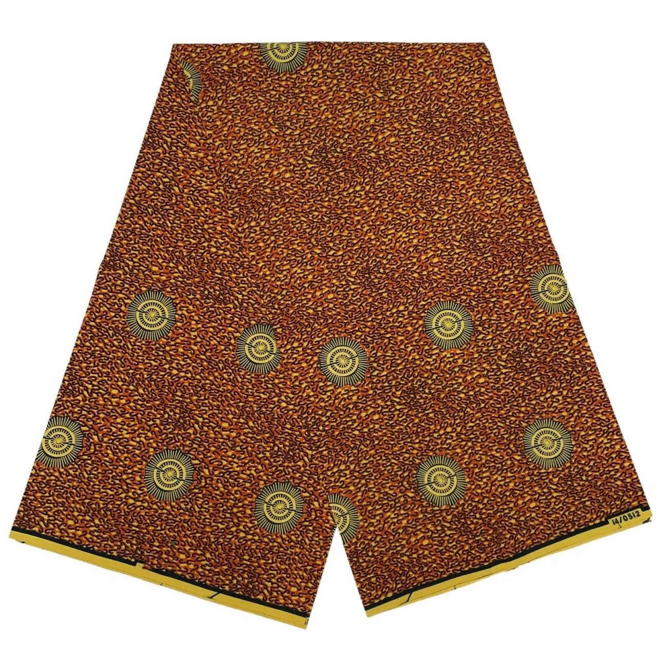 2024 African 100% Cotton Real Wax Fabric Ankara Fabric 6yard African Print Fabric Wedding Dress Tissue African Fabric Wholesale