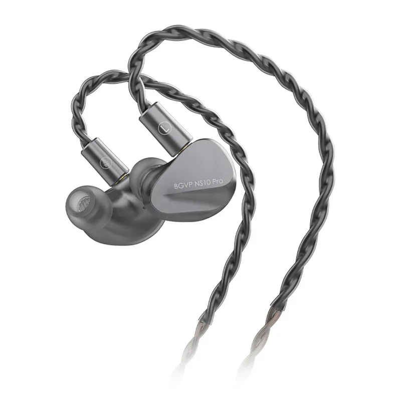BGVP NS10 Pro 8BA+2DD 10 Hybrid Drivers HiFi IEM Earphones MMCX Detachable Cable In-Ear Monitors