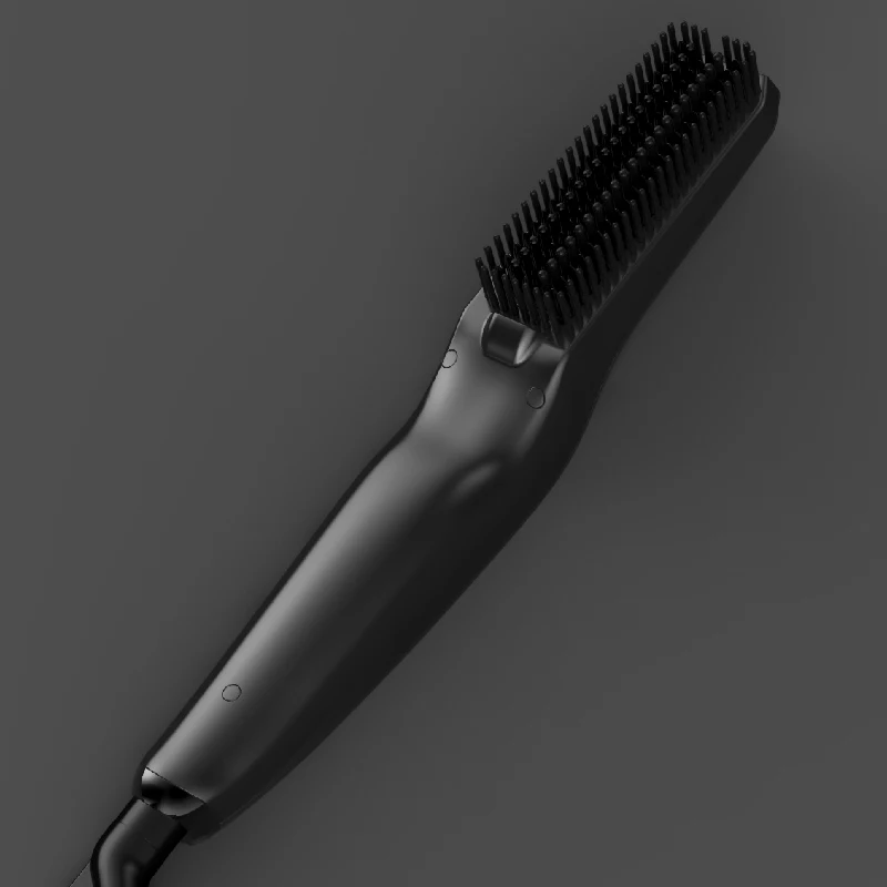 

Cheap Wholesale New Multi-functional Straight Curl Dual-purpose Hair Straightener Curling Iron Negative Ion Straight Hair Comb