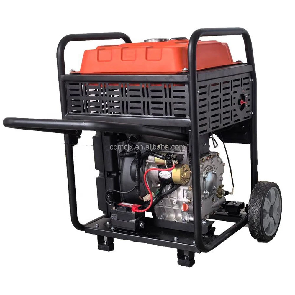 محرك ديزل 8000 وات Vfg 230 فولت/400 فولت 8kva إطار مفتوح مولد عاكس ديزل محمول بناء مصدر إمداد بالطاقة الطبية في حالات الطوارئ #4