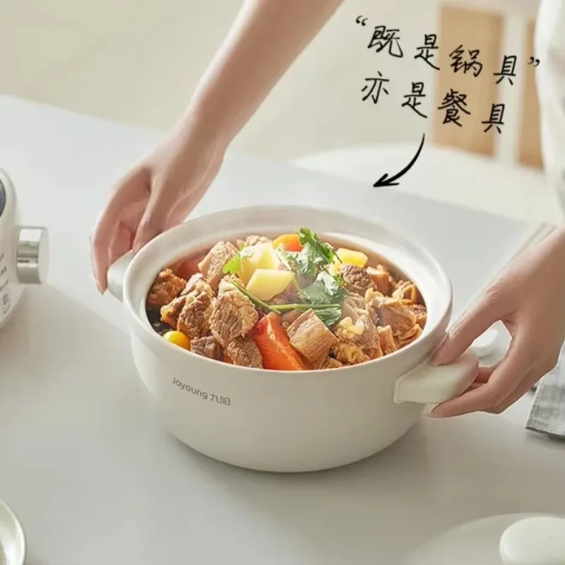 電気シチューポットベビーポリッジポット離乳食サプリメントbbスープツバメの巣ホームセラミック電気キャセロール