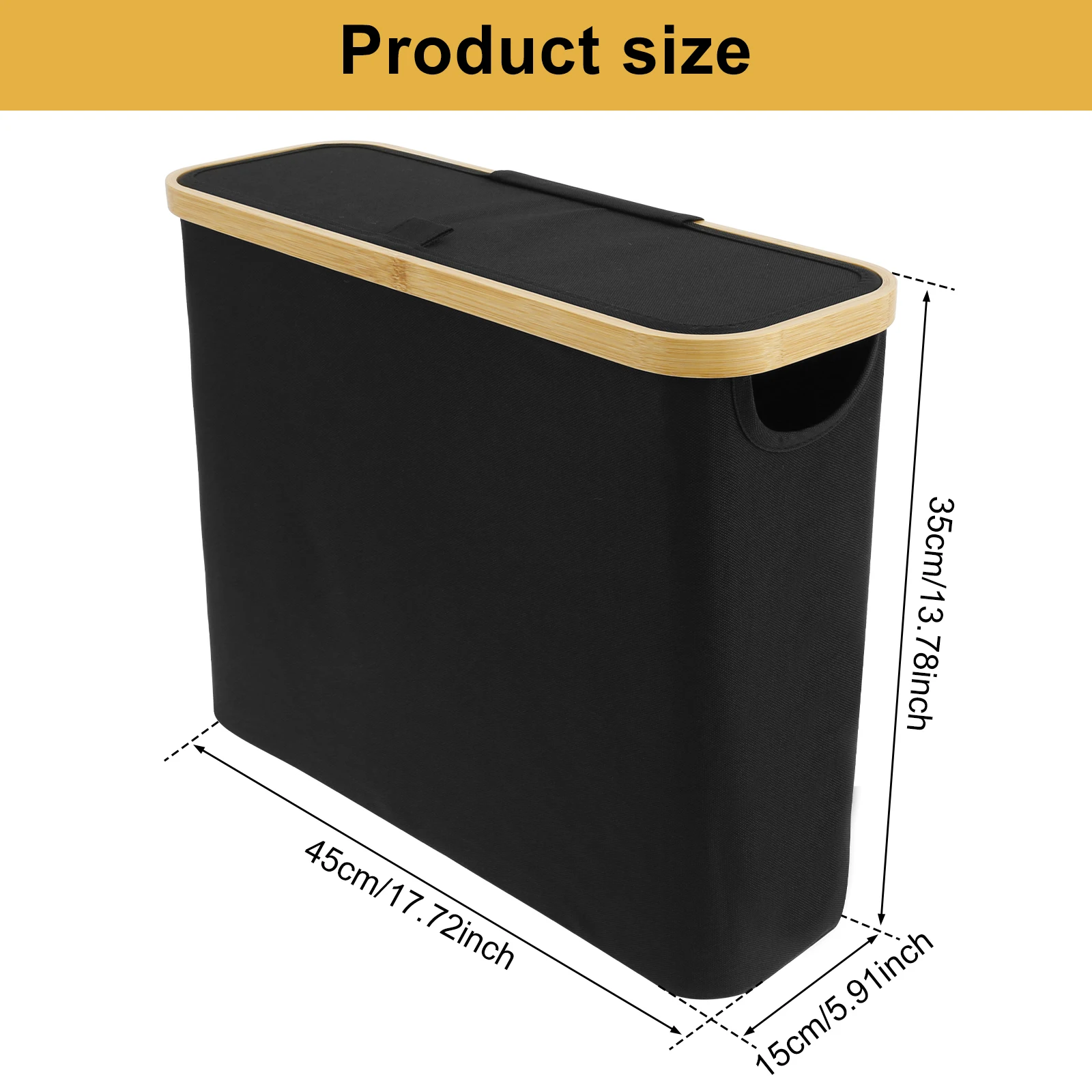 Toilet Paper Storage Basket with Lid Large Capacity Breathable Toilet Paper Basket Collapsible Toilet Paper Holder Dispenser Bin