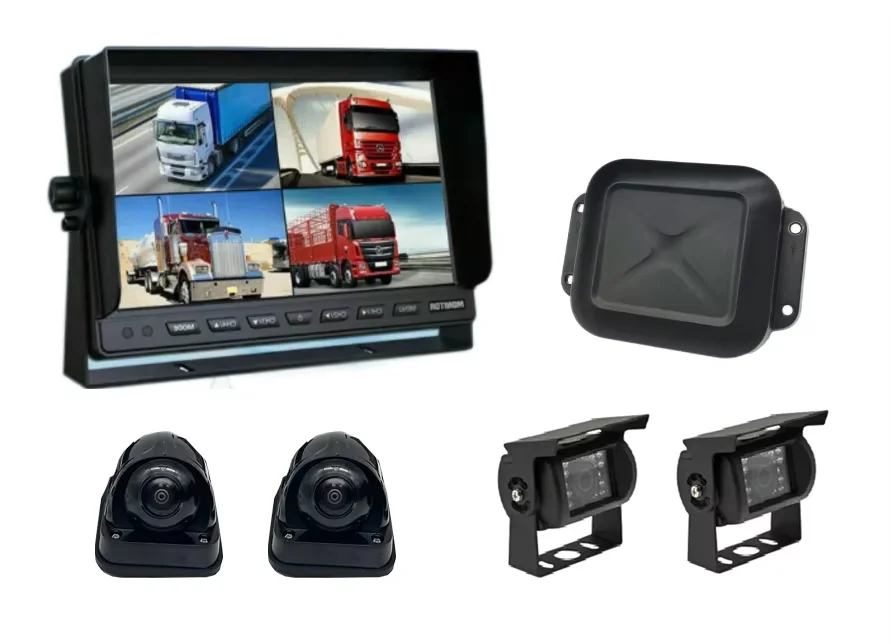 AI Car cameras 360 BSD Blind Spot Detection Truck cameras Reversing Radar System for Commercial Vehicle