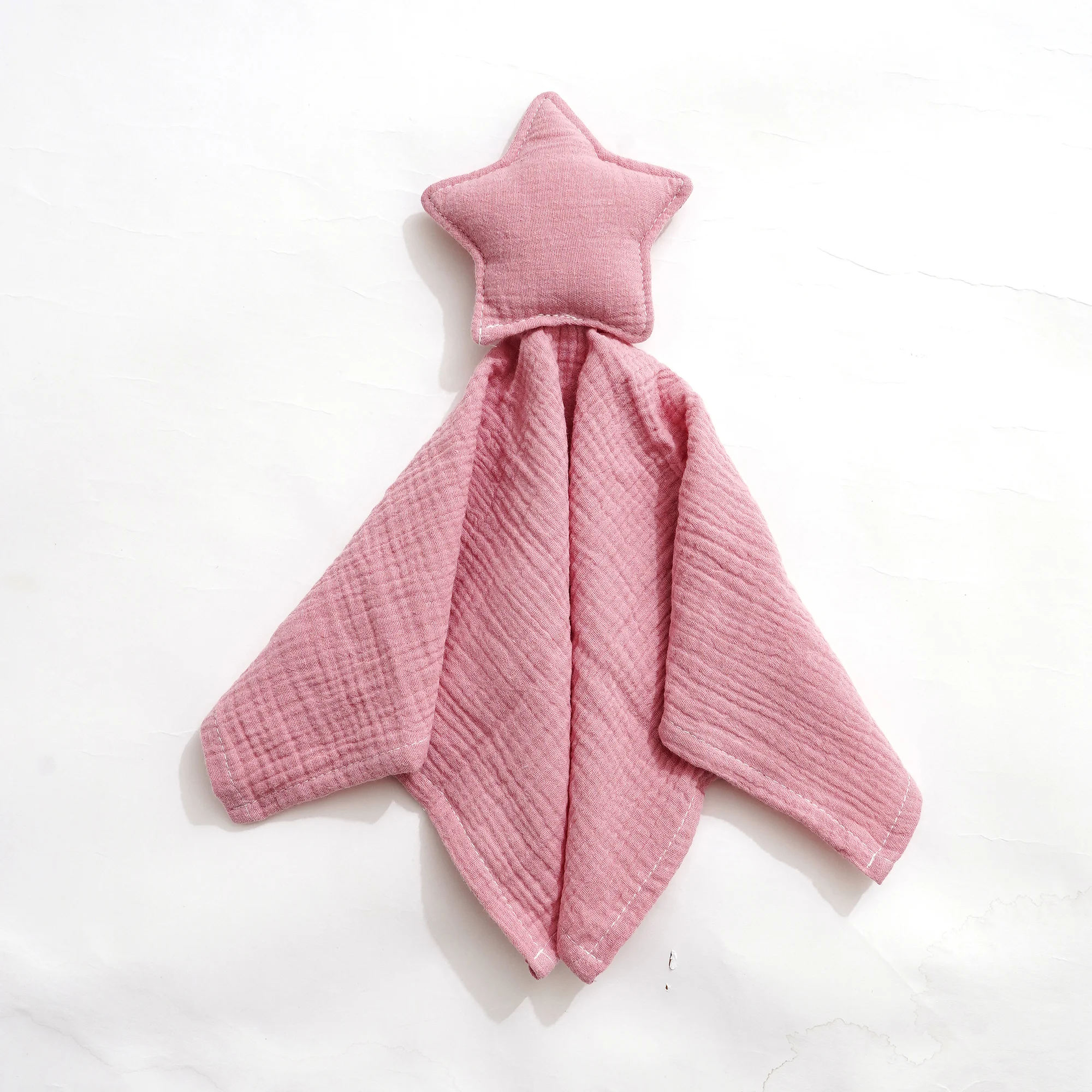 HappyFlute 40X40cm 100% Cotton Baby Comfort Cloth Material Is Skin Friendly Gentle Delicate Breathable And Not Stuffy