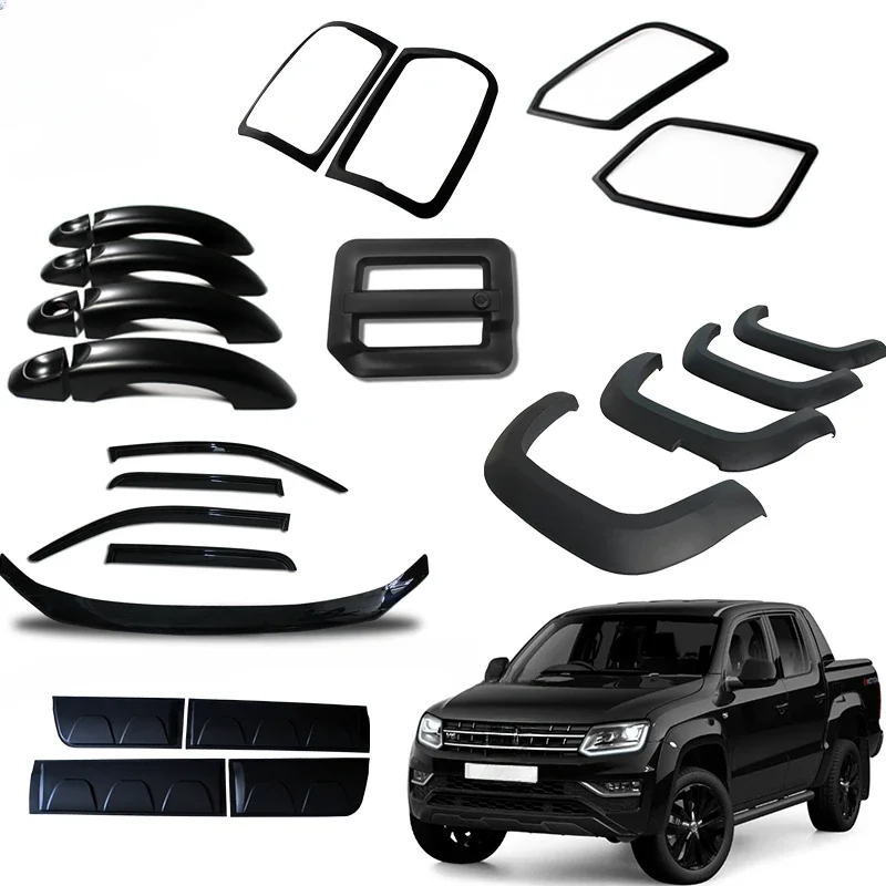 YCSUNZ For Amarok 2009-2018 Black Full Set Cover body Kits VW Volkswagen ABS Plastic Car Exterior  Amarok Accessories