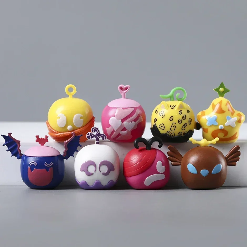 جديد 6 قطعة/المجموعة Blox الفواكه نموذج اللعب إرسال عشوائي الكرتون ساحة الشيطان جمع عمل أرقام لعب الاطفال عيد الميلاد هدية عيد ميلاد