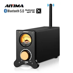 AIYIMA Audio A02 TPA3116 Wzmacniacze mocy Bluetooth Miernik VU Amplificador Stereo Home Amp Głośnik Wzmacniacz dźwięku APTX-HD 100Wx2