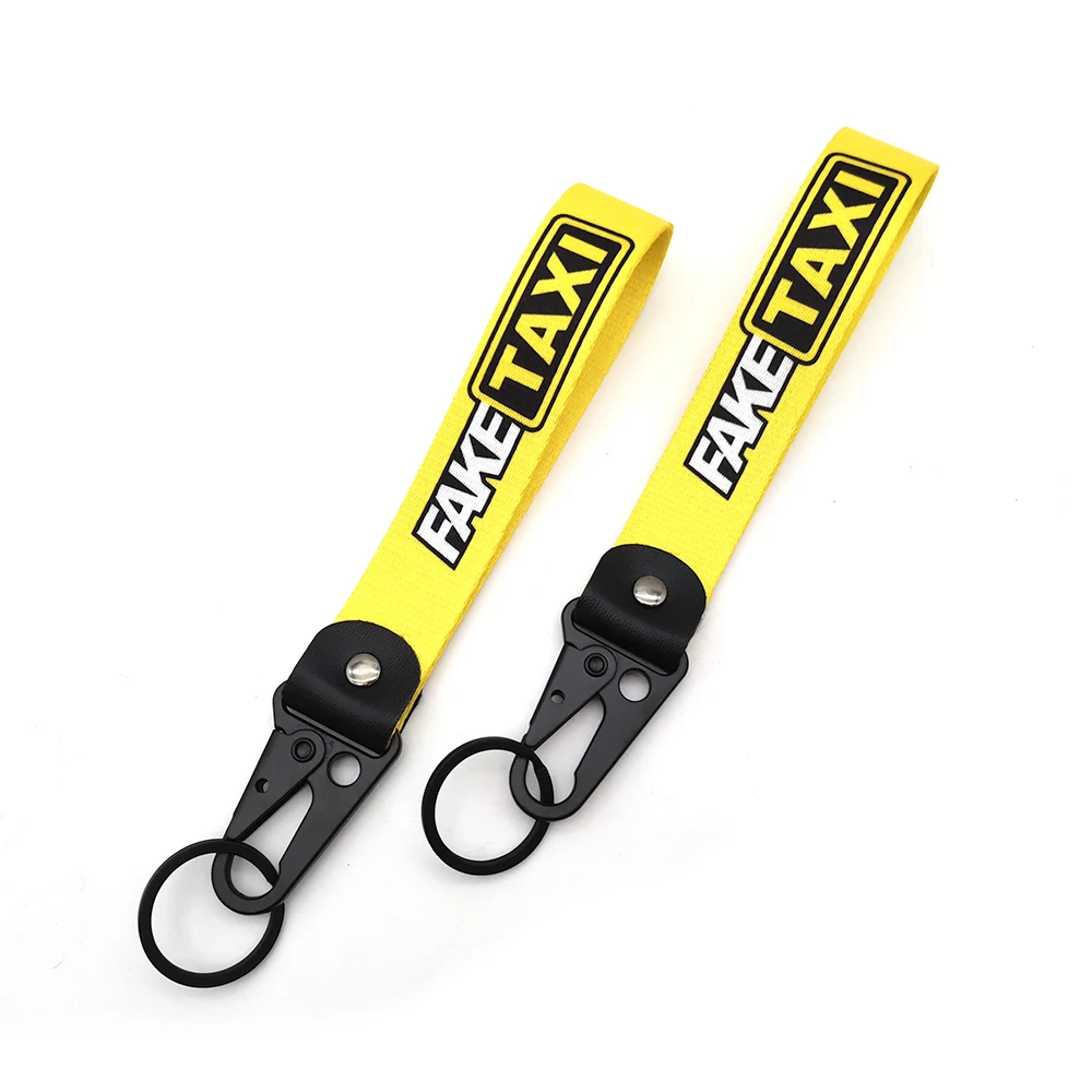 JDM стиль Япония FAKETAXI креативный брелок на запястье брелок для ключей автомобильный мотоцикл брелок кольцо кулон подарочные аксессуары