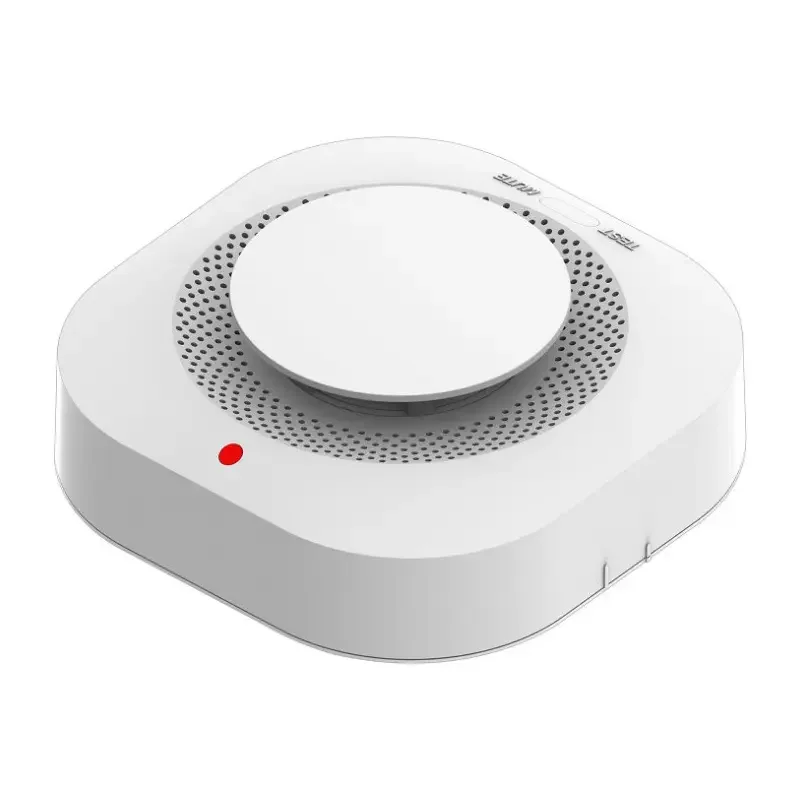 Tuya Smart Smoke Sensor Smart Home App Fire Alarm 85dB Triggers Safety House Remote Control SMS Notification Smoke Detectors