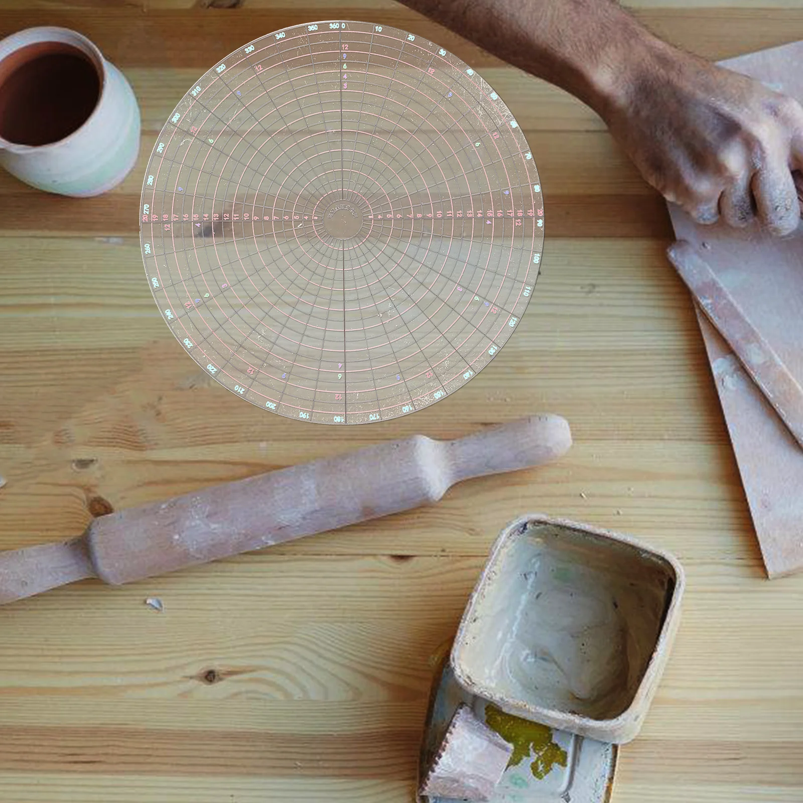 

Pottery Tools Set Ceramic Painting Tools Circle Center Finder Clay Divider For Precise Shaping Diy Pottery Supplies