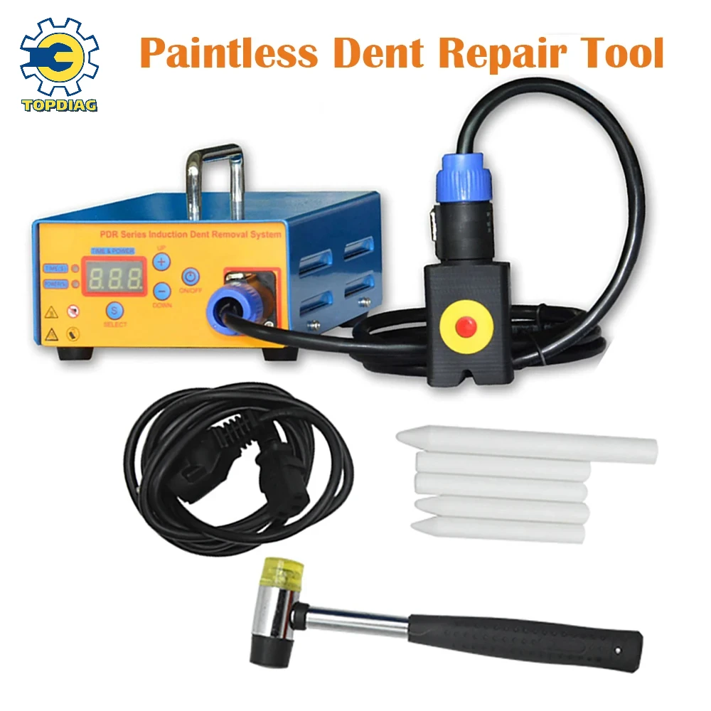 PDR Series Auto Body Dent Removal Induction Heater Car Metal Plate Hotbox Magnetic Paintless Automotive Mechanical Workshop Tool