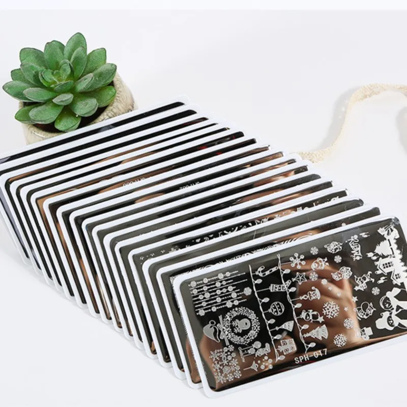 Halloween Christmas Nail Stamping Plates Nail Stamp Polish Image Nail Art Image 6.2*12.5 Konad Stamp Stamping Manicure Template