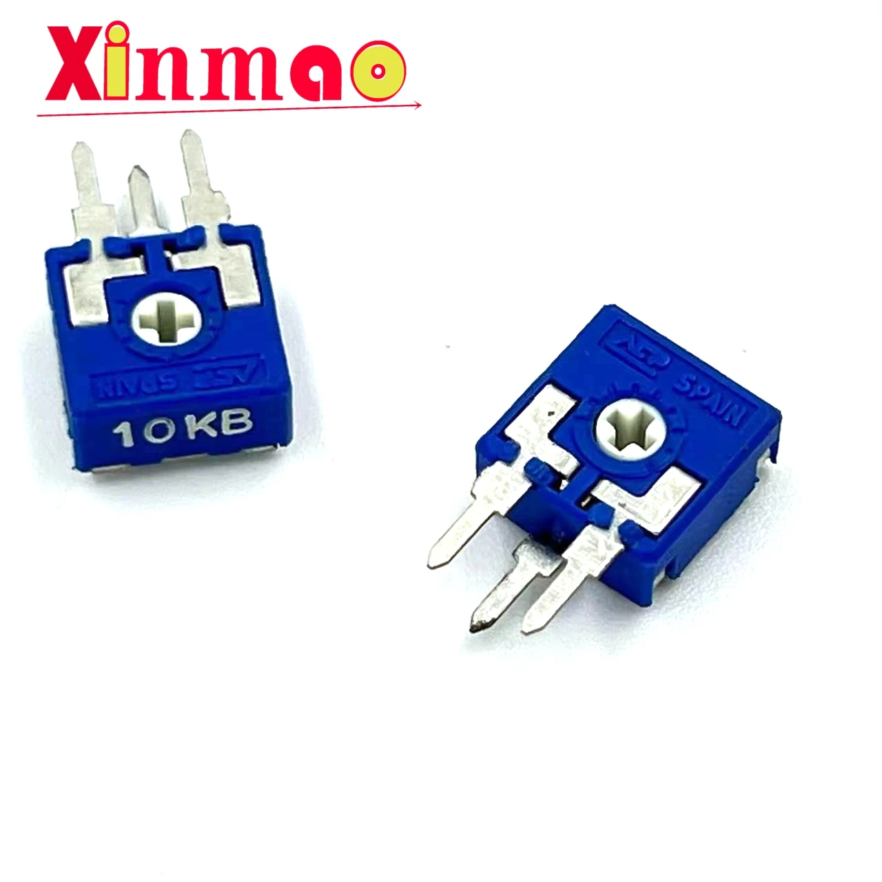 Spain span square pt-10 potentiometer vertical 10kd / 20KB / 50kc / 500kc hexagonal hole