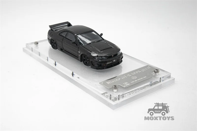 Focal Horizon FH 1:64 Skyline GT-R R33 Nismo 400Rคาร์บอนไฟเบอร์สีดําLimited999 รถโมเดลDiecast