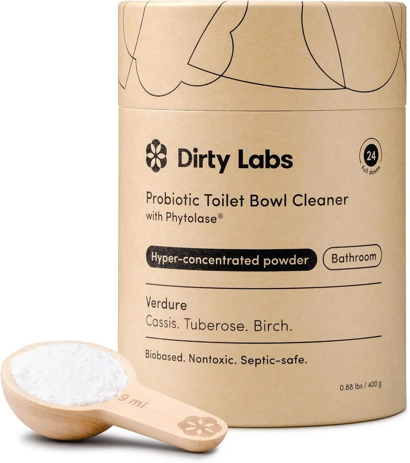 

Пробиотический порошок для чистки унитазов с биоэнзимами, 24 дозы, безопасен для септиков и биоразлагаемый, с освежающим ароматом