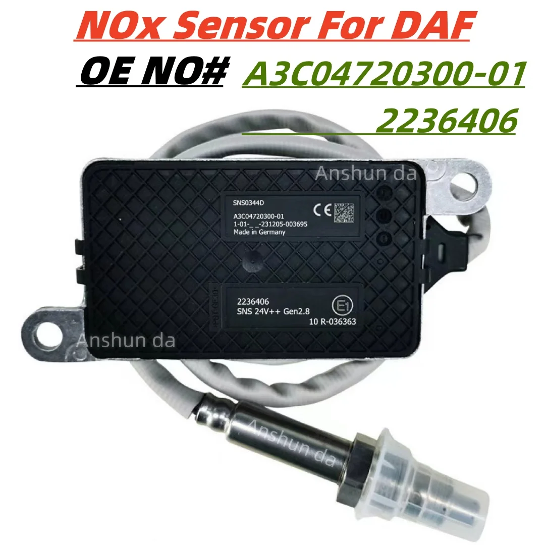 SNS0344D 2236406 2006243 2293964 Nox Sensor Nitrogen Oxide Nox Sensor For DAF Truck Euro 6 Auto spare parts