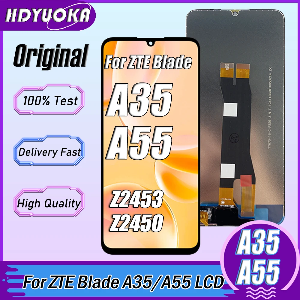 めい JayTong 修理と交換液晶互換性のある ZTE Blade A35 Z2453