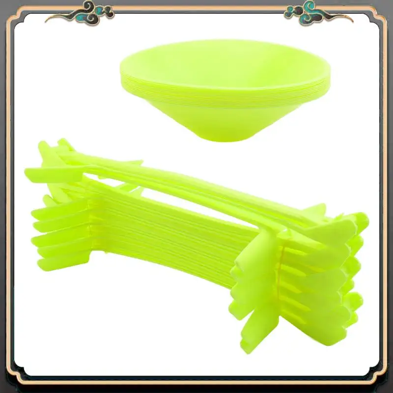 مجموعة حواجز ومخروطية ممتازة قابلة للتعديل، حواجز خفة الحركة، مخاريط قرصية لرياضات كرة القدم، تدريب سريع البيومترية