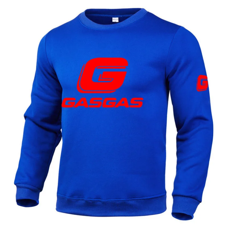 GASGAS fashion men\'s and women\'s hoodie spring and winter casual hoodie sweatshirt men\'s top solid color hoodie sweatshirt