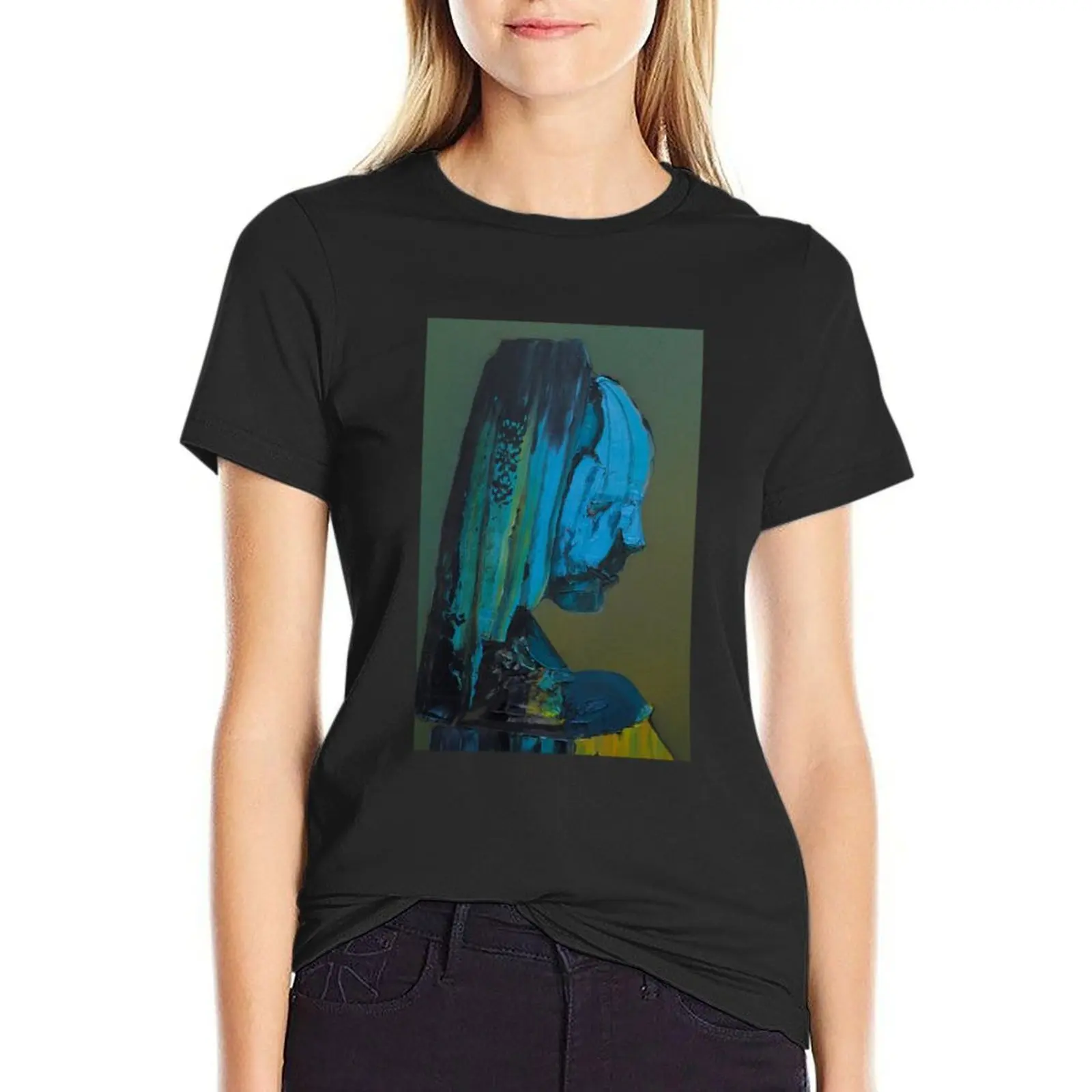 Stage 4 Everywhere At The End Of Time By The Caretakers Oil Painting By Ivan Seal Classic T-Sh T-Shirt tops Women tops