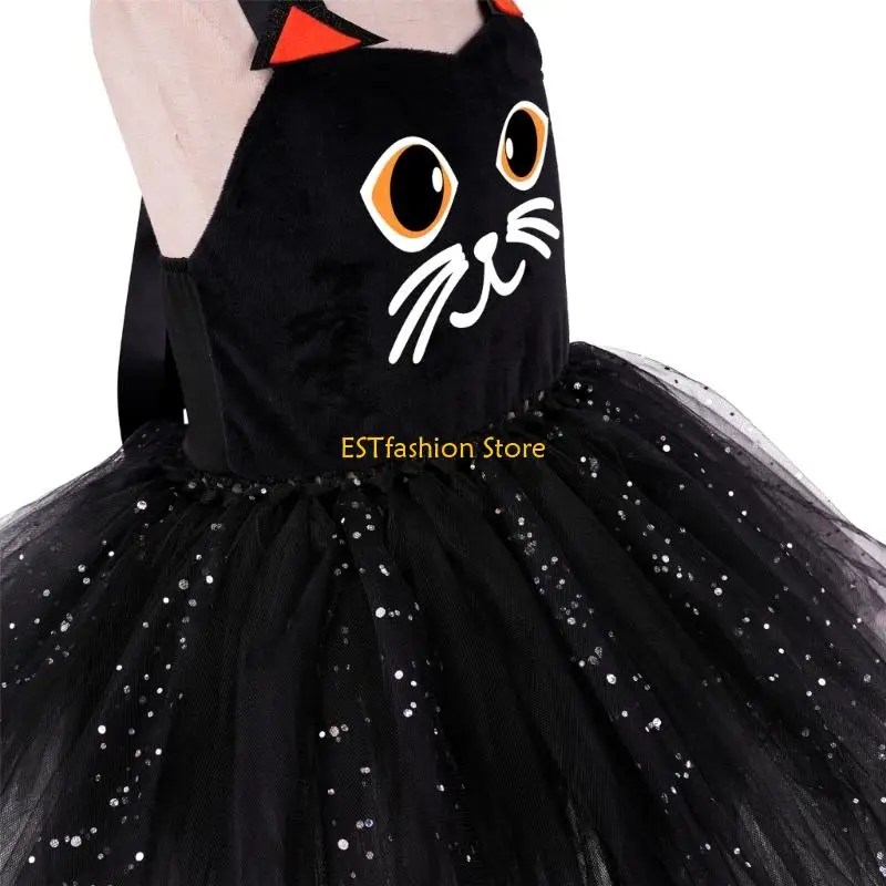 

Y5GC аксессуары для костюмов кошек, повязки на голову, платье-пачка, костюмы для косплея на Хэллоуин