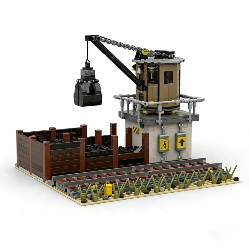 

921pcs MOC Coaling Plant Train Model Building Blocks Architecture Toys Assemble DIY Idea Christmas Gift Creative Brick Education