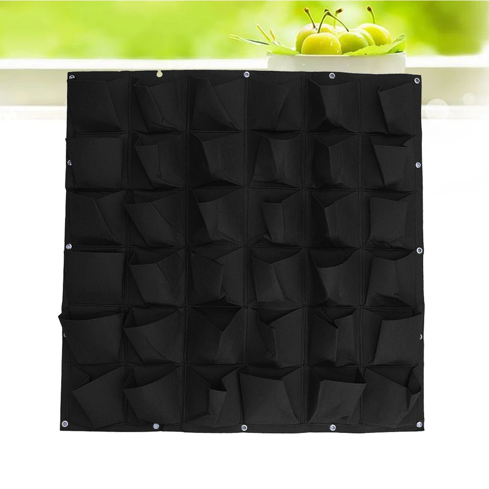 

Hanging Planter Grow Bag Garden Clothes Wall Mounted Planting Pouch Pots for Plants