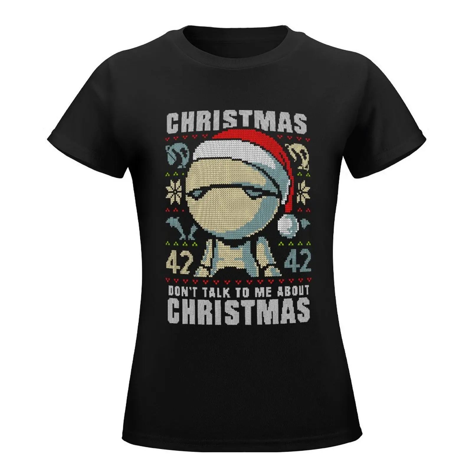 Ugly Sweater Marvin Paranoid Android - Hitchhiker's Guide to the Galaxy T-Shirt plus sizes clothes for Women