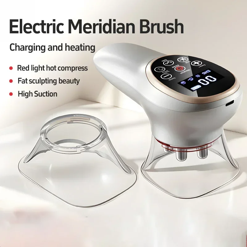 3-in-1 Microcurrent Anti-Cellulite Remover Body Shaping Massager Cupping Therapy Tool for Home Use Body Care