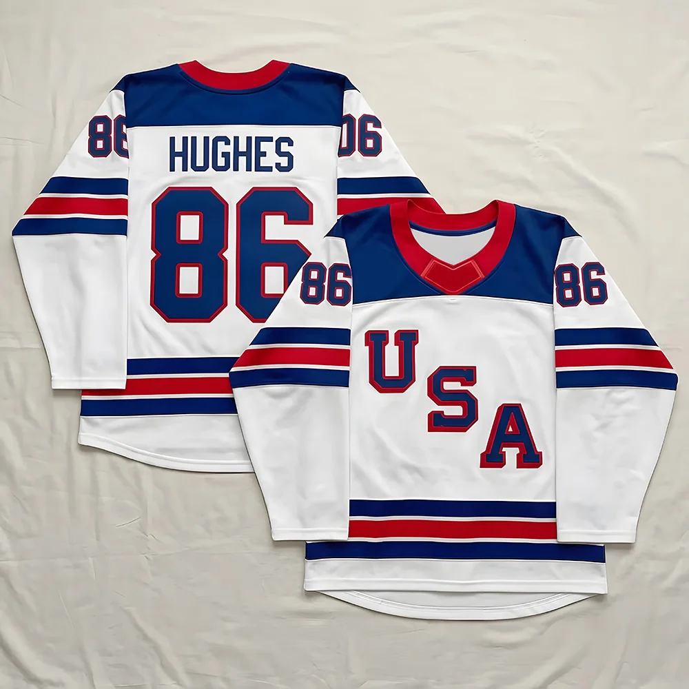 Camiseta de Hockey de EE. UU. con el Nombre de Jack Hughes, Camiseta Dorada Patriótica para Fanáticos del Hockey, Unisex, Regalo para Fanáticos del Hockey, Camiseta Deportiva Y2K