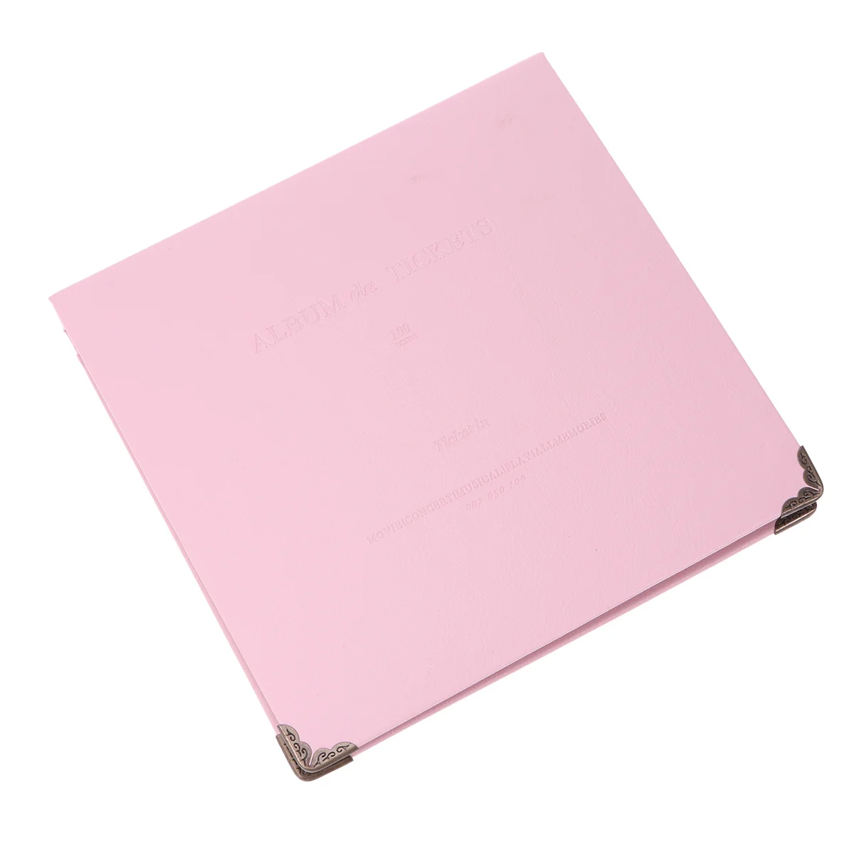 1pc Collection Book Pink Receipt Organizer Storage For Receipt Organizer Photo Movie Bill Note Album Home Office Use