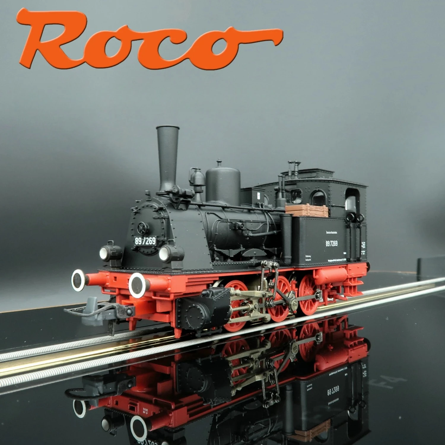 

ROCO HO Scale 1/87 Toy Train BR89 T3 Steam Locomotive 7100014-7110014 DC/DCC Red and Black Train Model Boys Gift