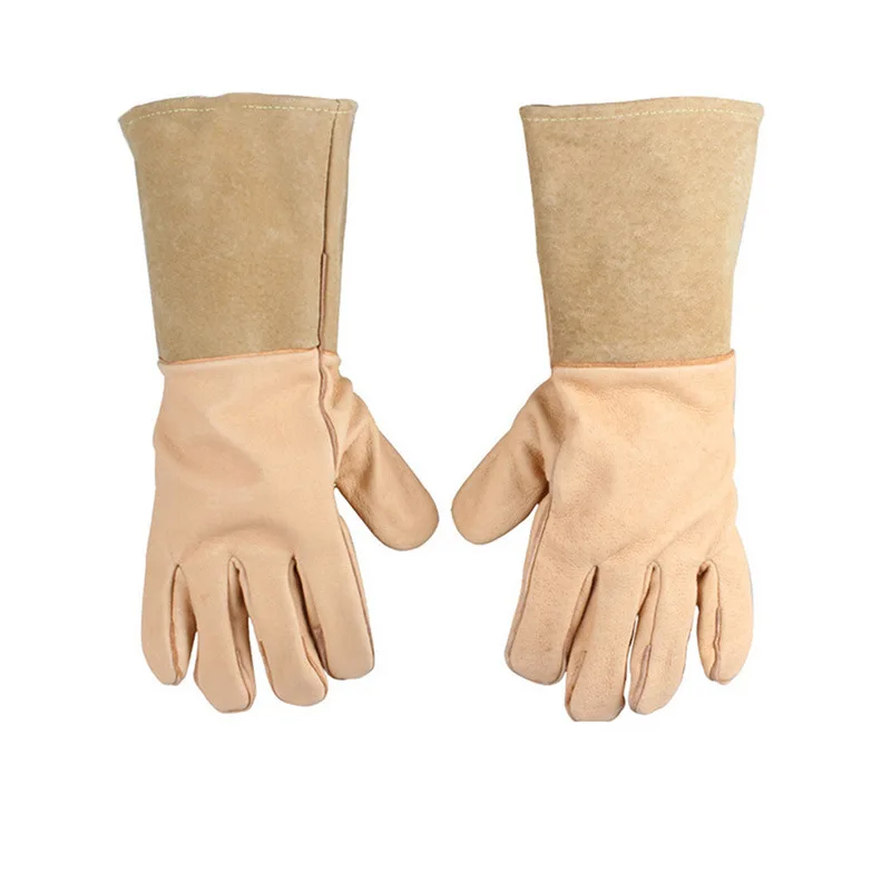 Arc-Welder's Gloves Series Pig Green Skin Oblique Thumb 10-2076