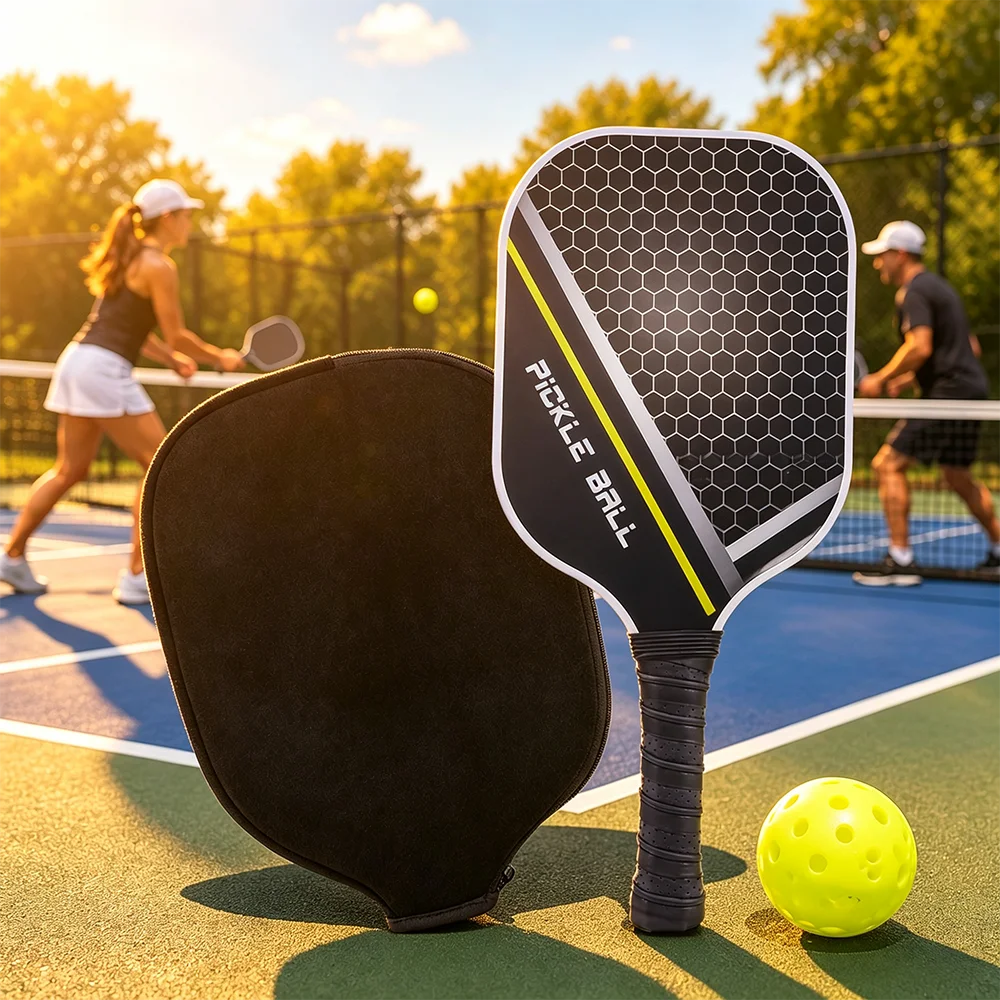 Pickleball Paddles Set-Graphite Carbon Fiber Usapa Approved Lightweight Racquets Set Indoor and Outdoor Exercise For All Ages