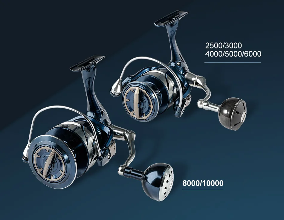 Noeby INFINITE SW Salzwasser-Spinnrolle 2500-10000 Serie Aluminiumgehäuse 45lb Max Bremskraft Offshore Jigging Rolle – Detail 3