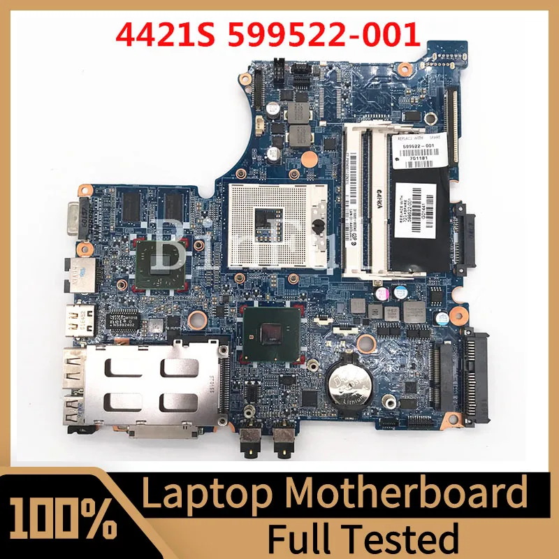 599522-001 599522-501 599522-601 Mainboard For HP Probook 4421S 4420S Laptop Motherboard HM57 HD5470 100% Full Tested Good