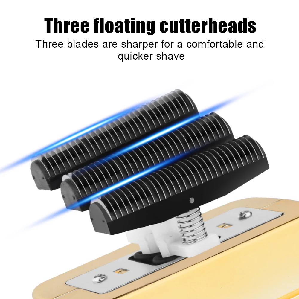 Set Pemotong Rambut Tanpa Kabel yang Ditingkatkan - Pemangkas Jenggot Profesional untuk Pria dengan Sisir Penataan Rambut T-Blade