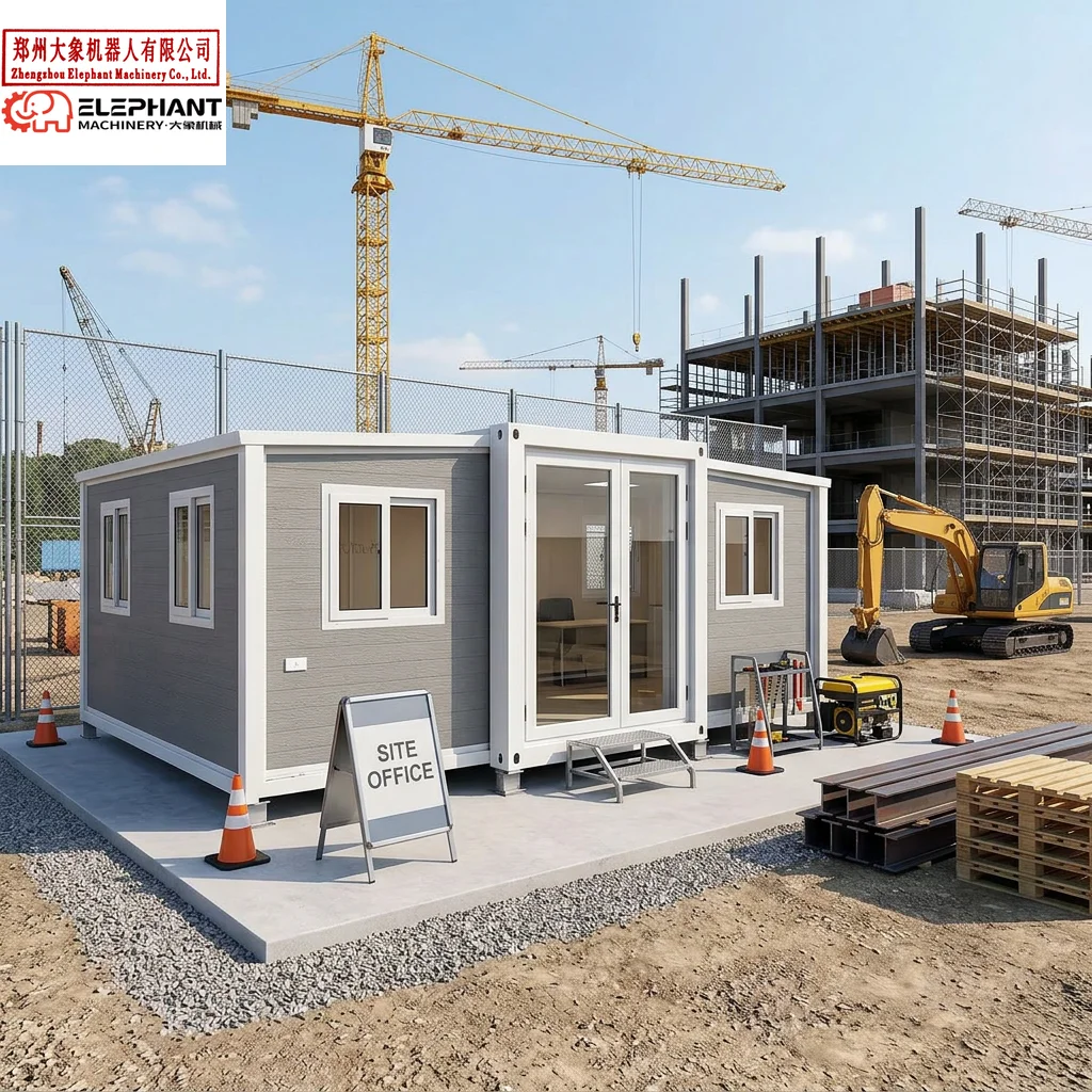 Customized High-End Luxury Rectangular Container Home Modern Design Waterproof Windproof Steel & Sandwich Panel Building For Hot