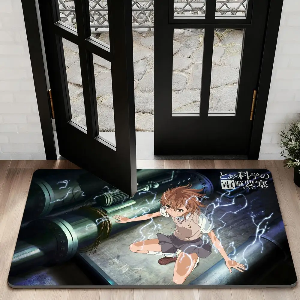 

A Certain S-Scientific Railgun Floor Mat Diatom Bath Mat Absorbent Quick Dry Non-Slip TPR Backing Soft Plush Draining Rugs